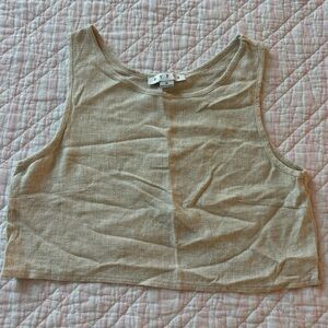 HYFVE Tan Crop Top
